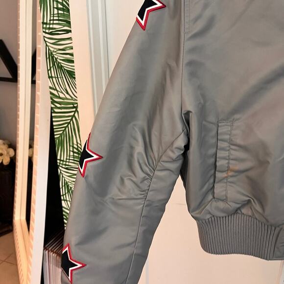 RARE Gigi Hadid x Tommy Hilfiger Women’s Gray Thermore Insulated Bomber Jacket - Picture 6 of 14